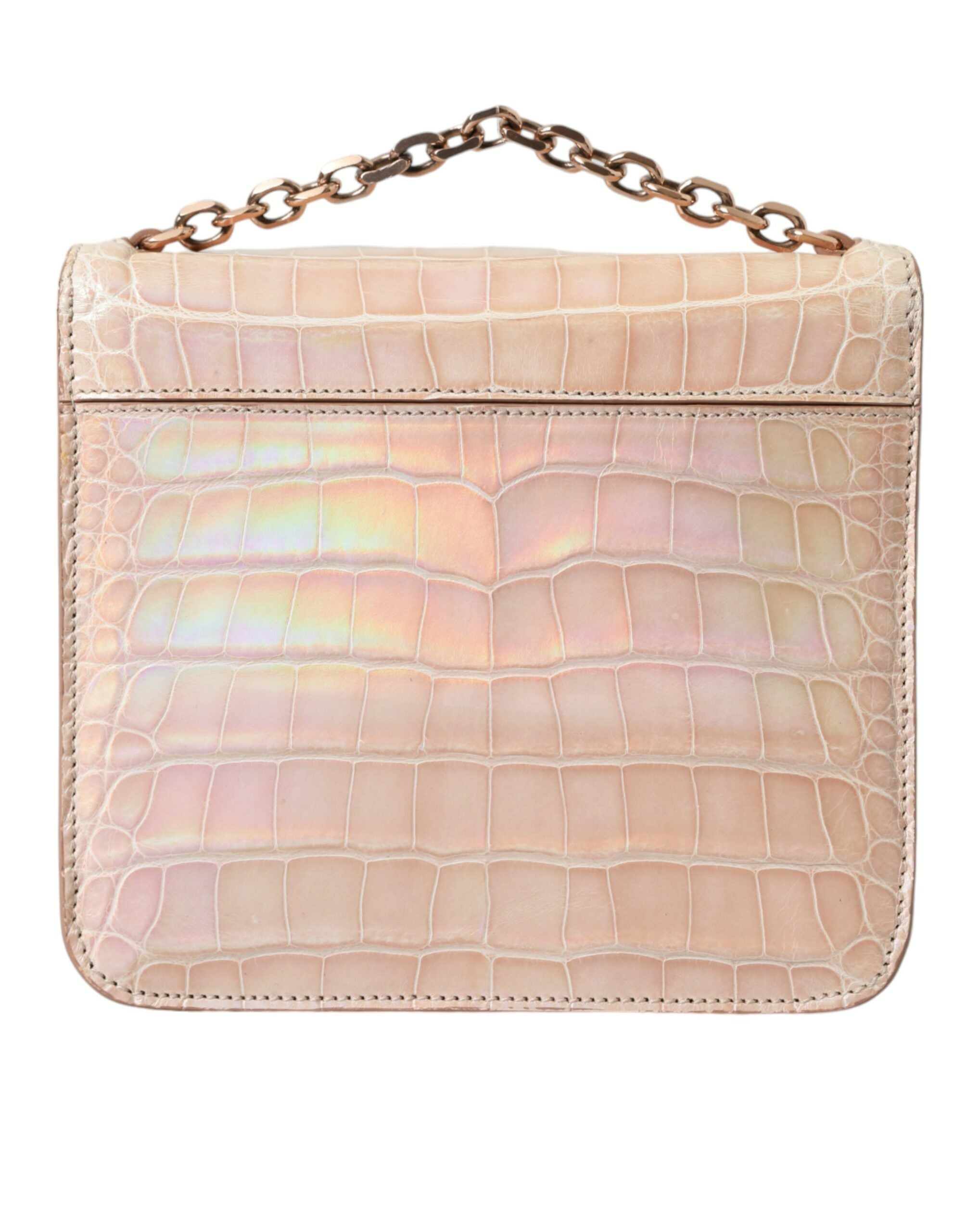Balenciaga Elegant Mini Chain Clutch For Evening Beige Elegance