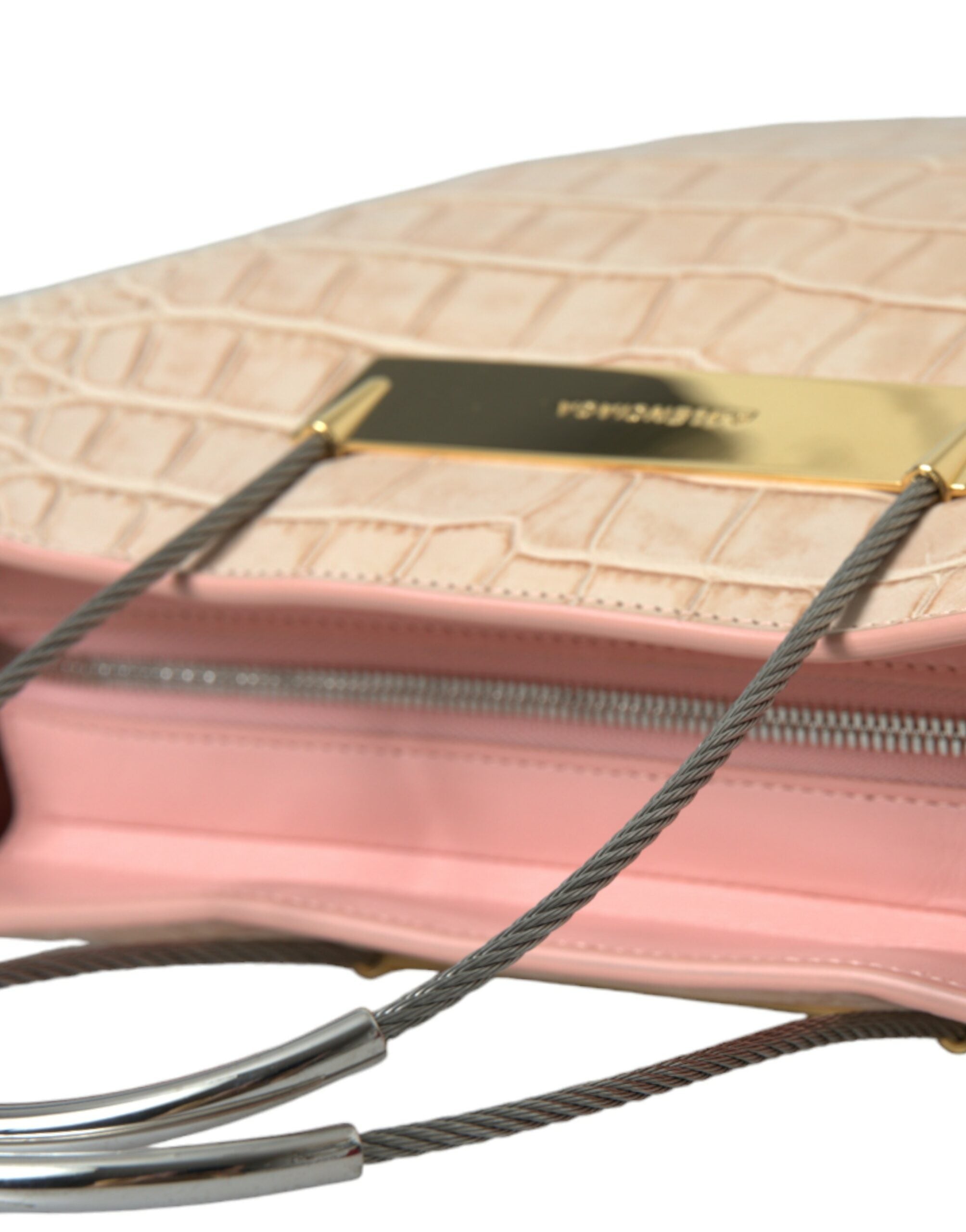 Balenciaga Alligator Leather Chic Tote Pink Bag