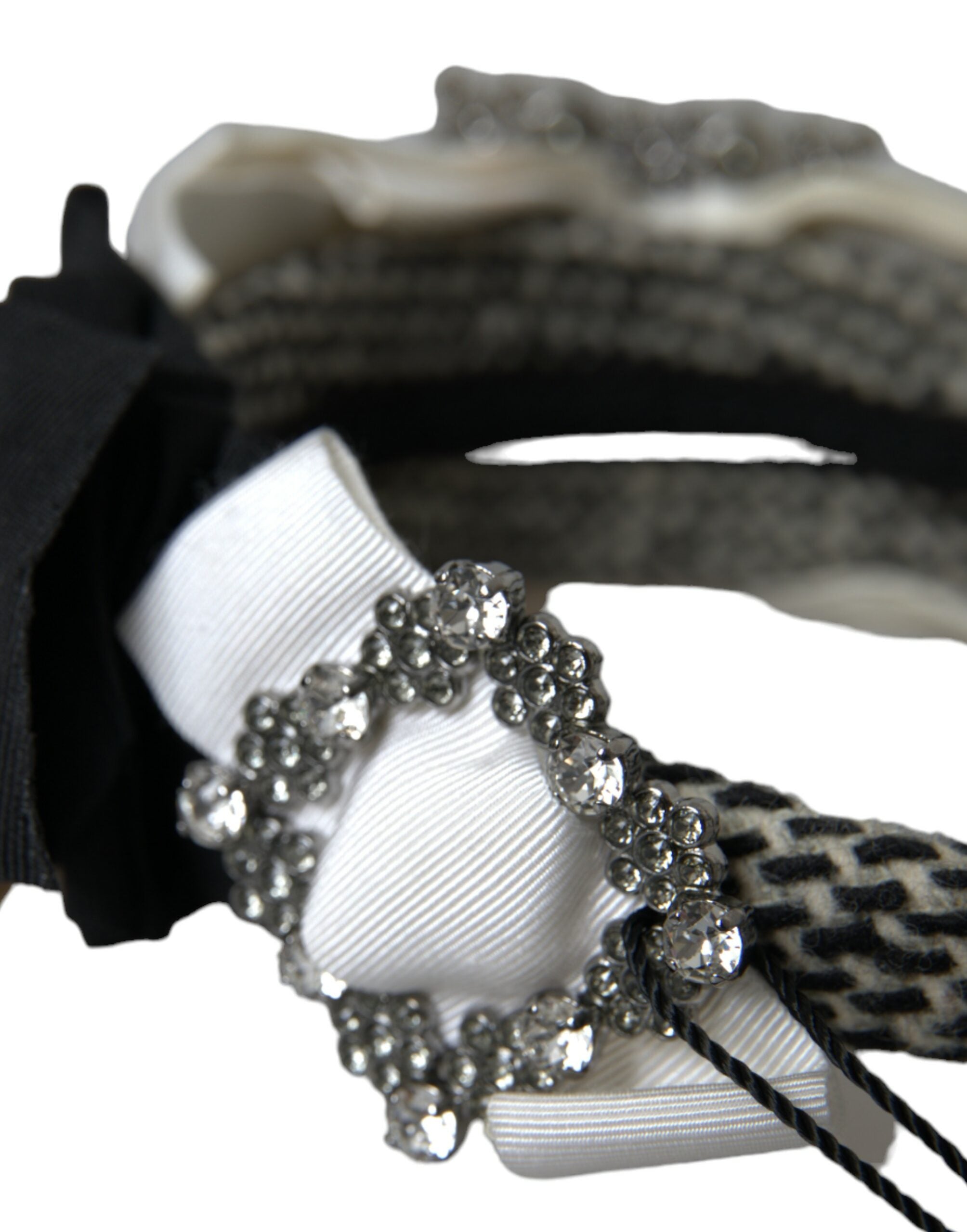 Dolce & Gabbana Crystal Embellished Women Headband Multicolor Diadem