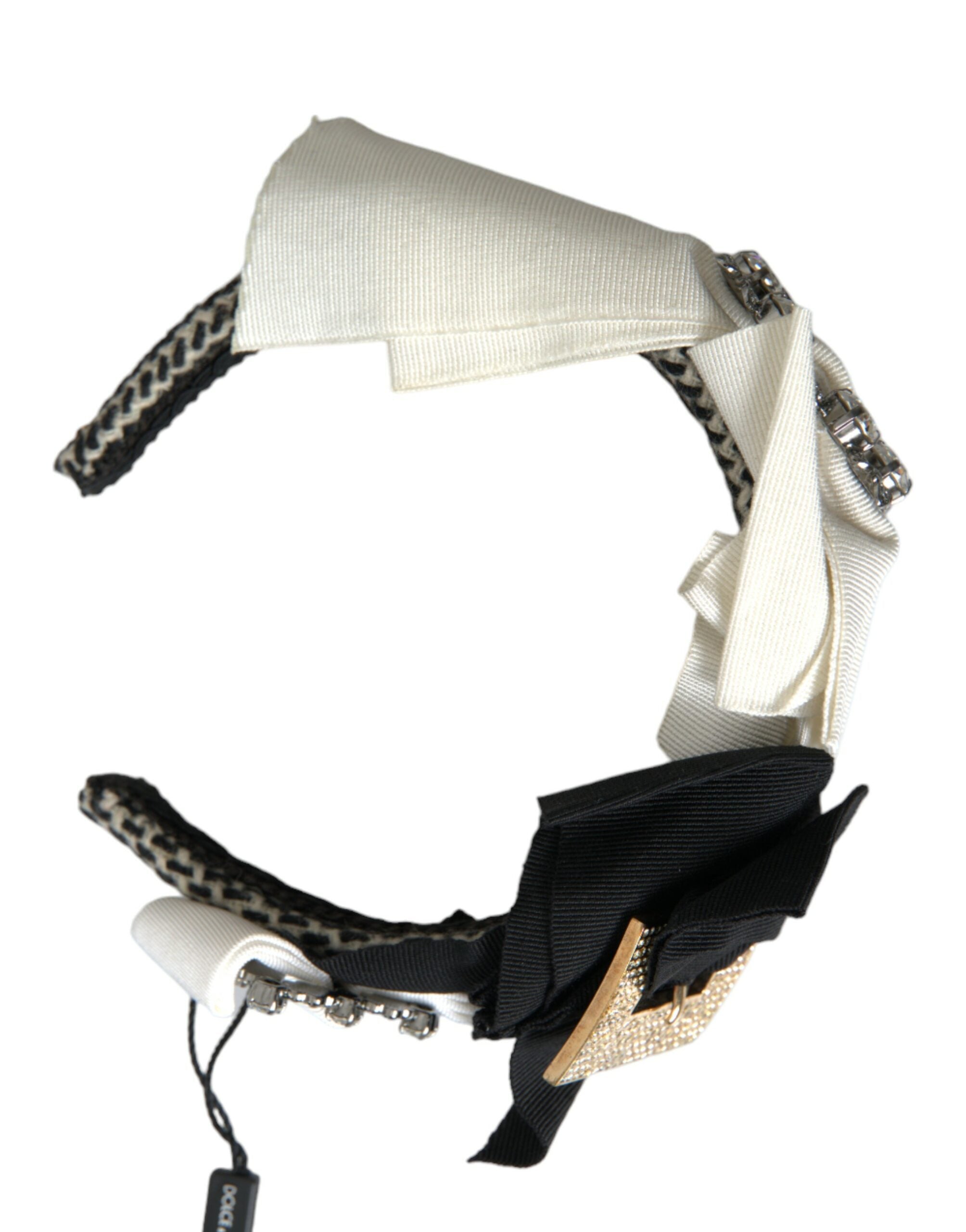 Dolce & Gabbana Crystal Embellished Women Headband Multicolor Diadem