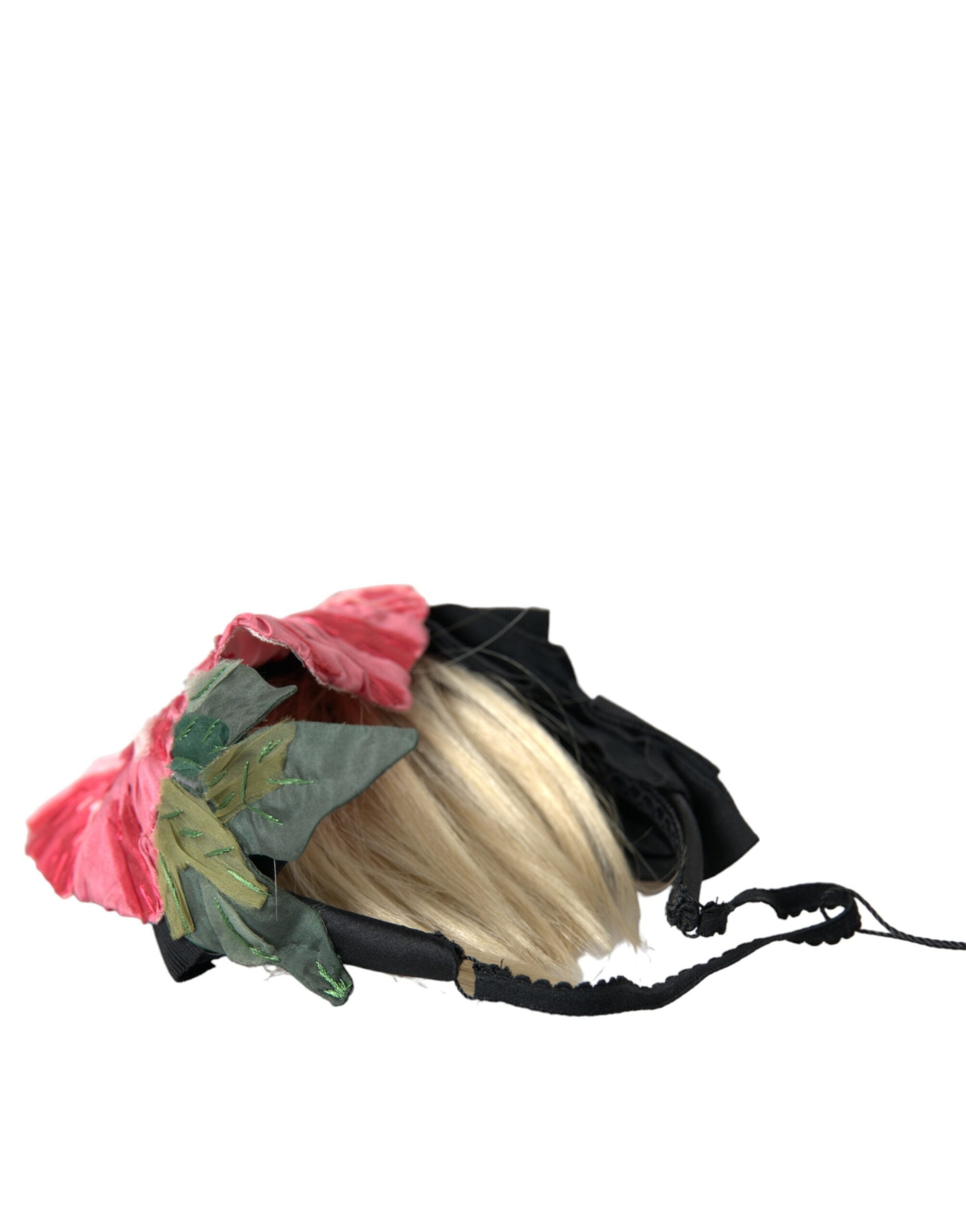 Dolce & Gabbana Viscose Hair Parrucchiera Headband Black White Diadem