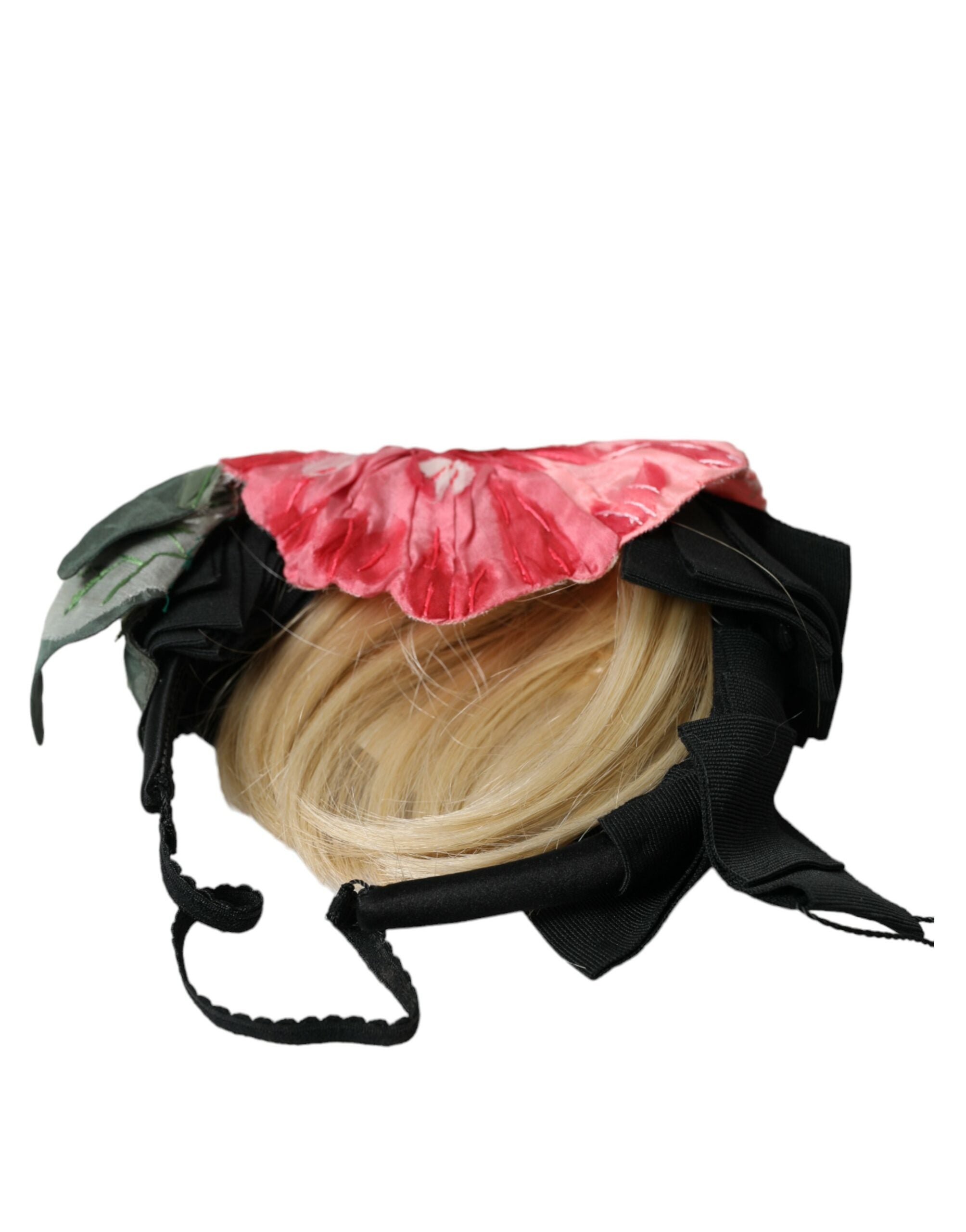 Dolce & Gabbana Viscose Hair Parrucchiera Headband Black White Diadem