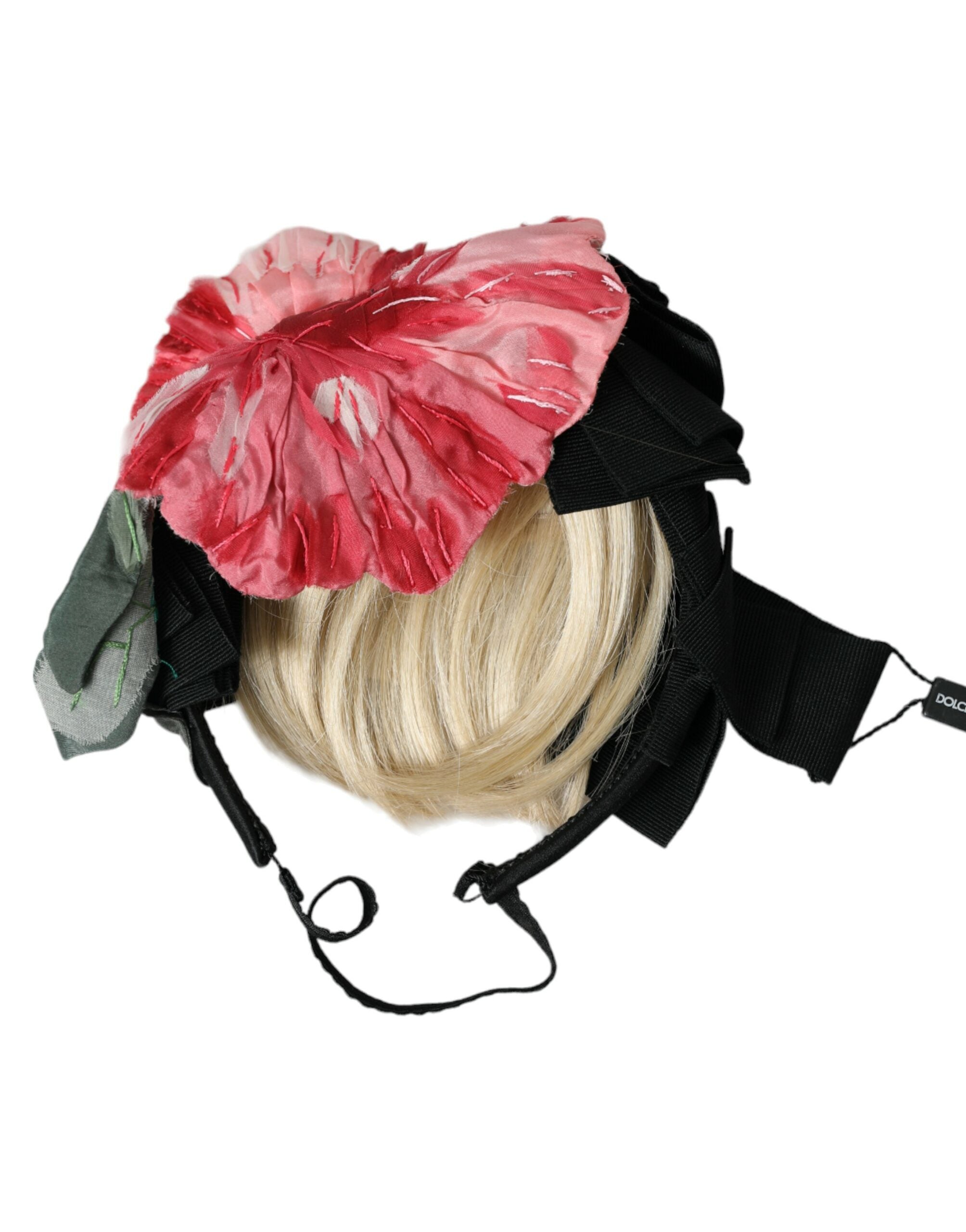 Dolce & Gabbana Viscose Hair Parrucchiera Headband Black White Diadem