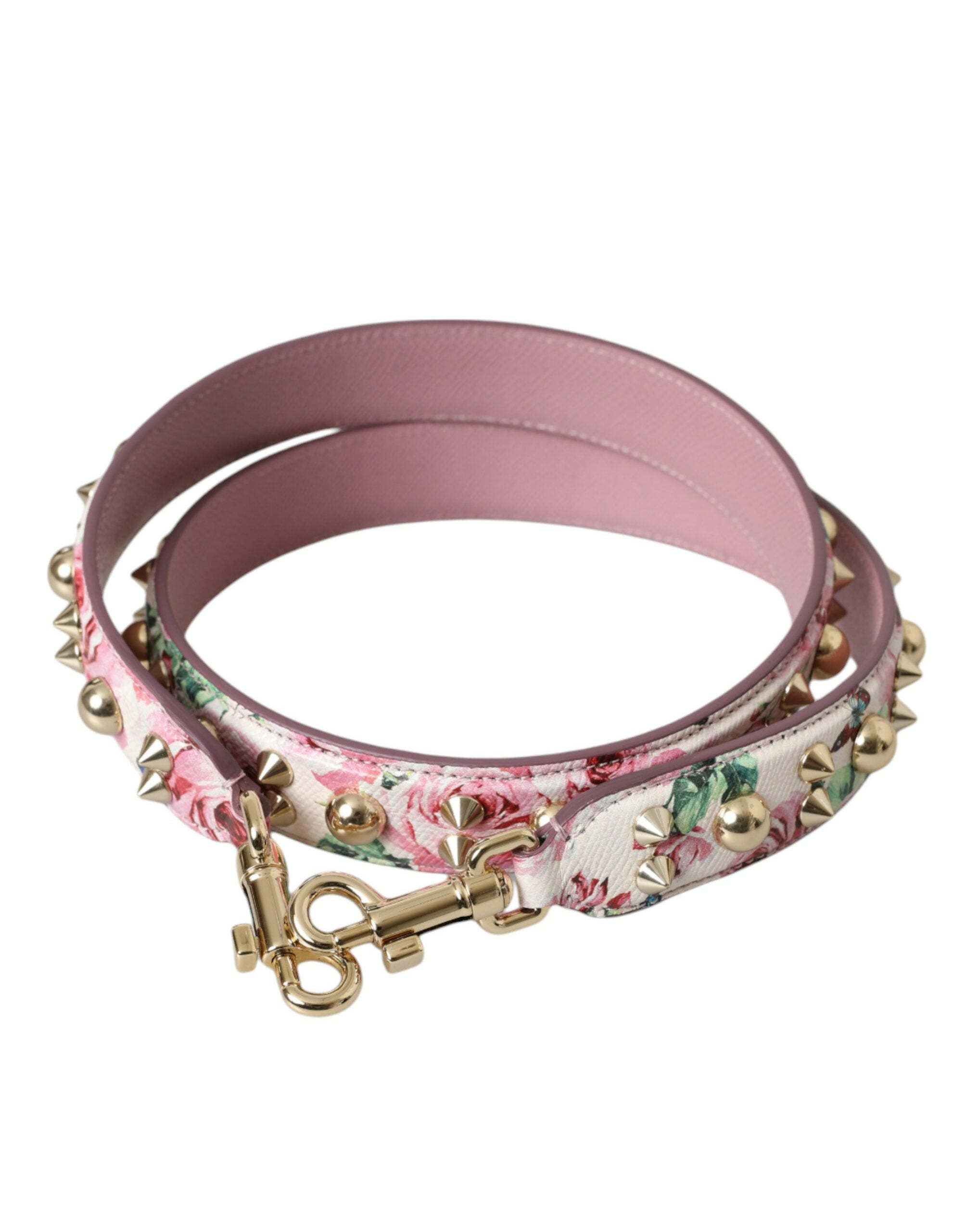Dolce & Gabbana Floral Handbag Accessory Shoulder Pink Strap