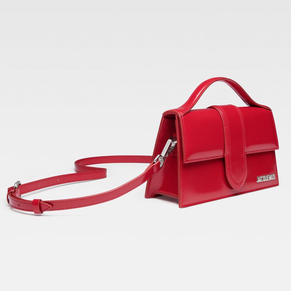 Jacquemus Leather Crossbody Red Bag