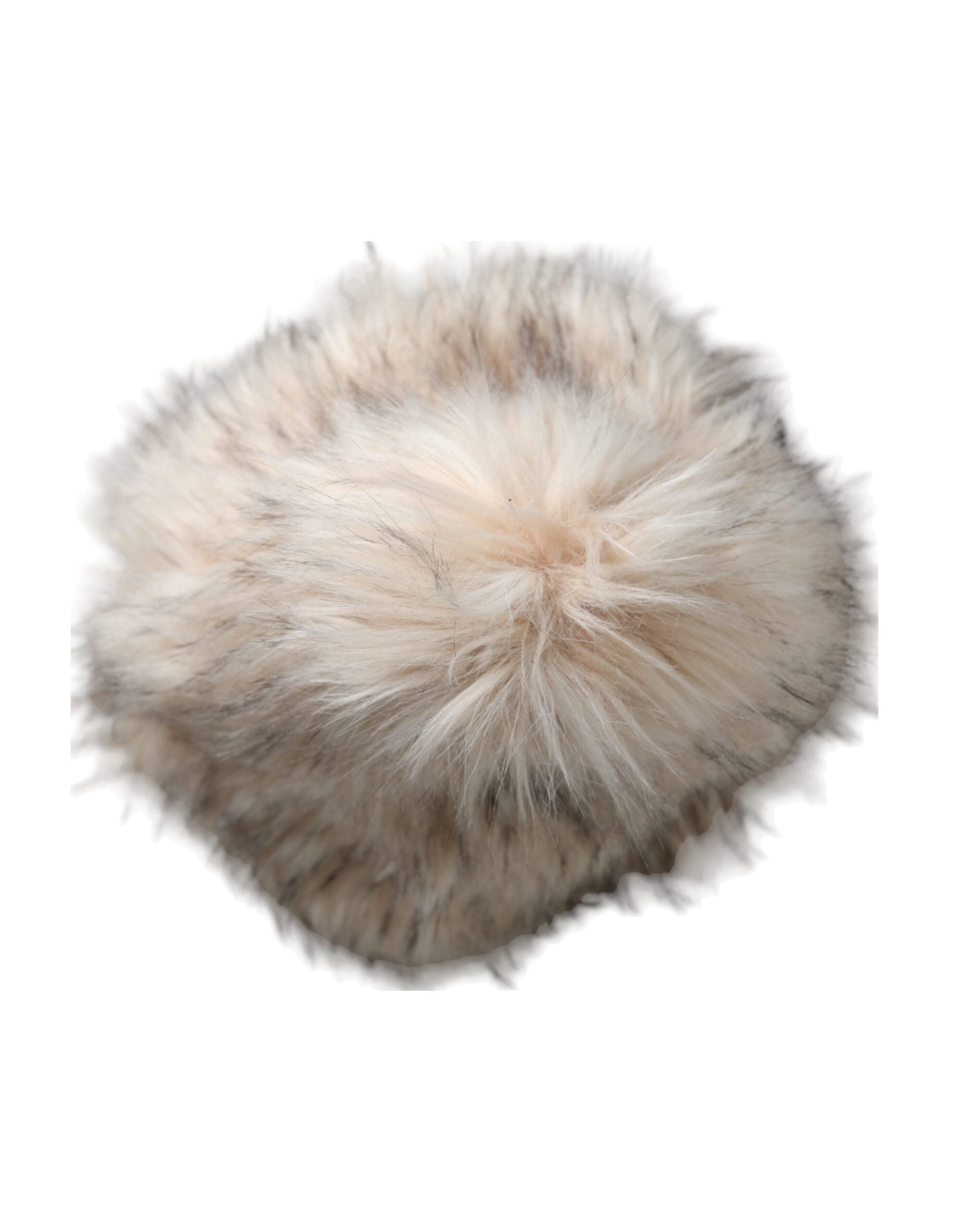 Dolce & Gabbana Acrylic Fur Women Bucket Beige Hat