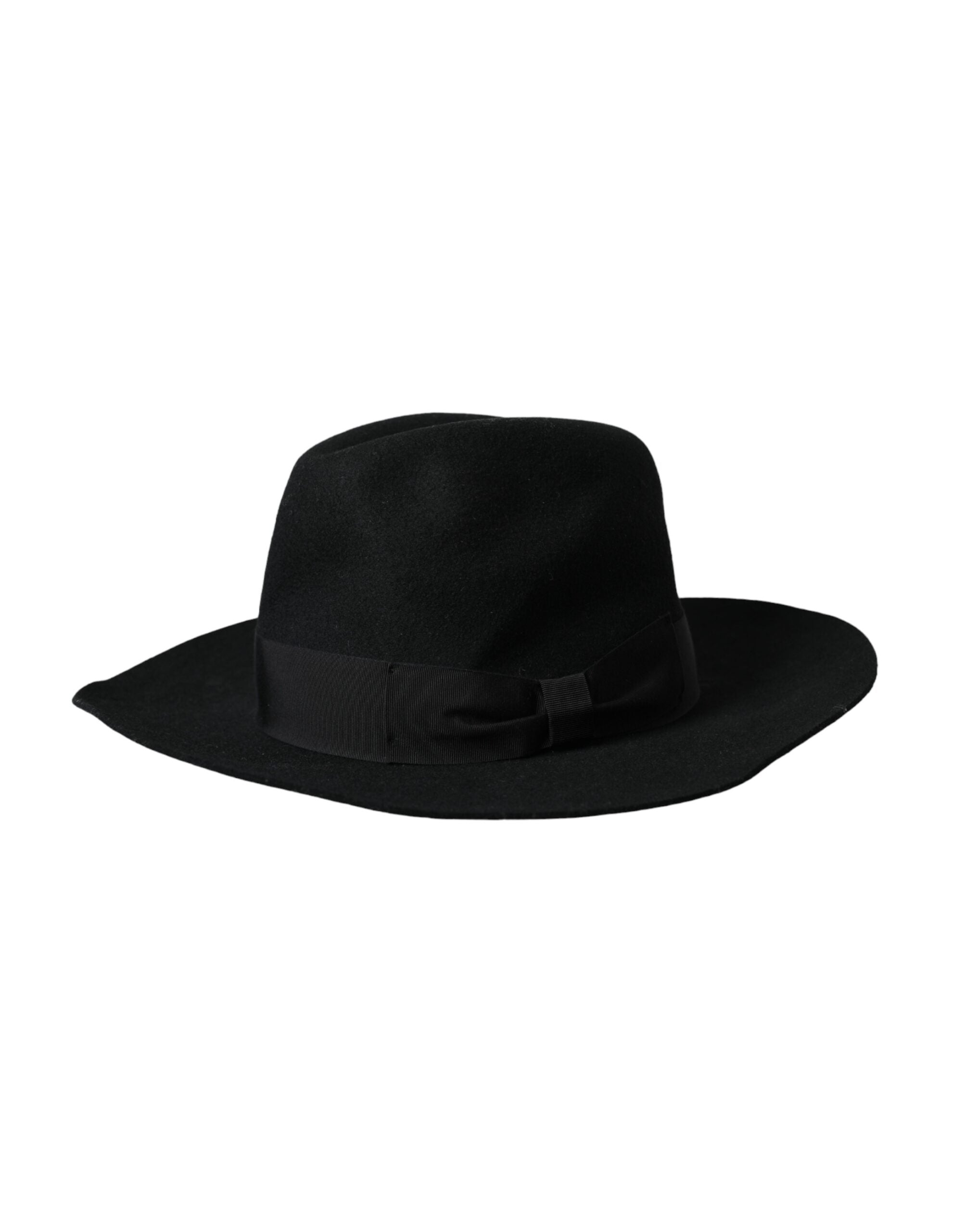 Dolce & Gabbana Rabbit Fedora Tril Women Black Hat