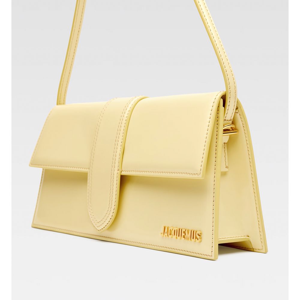 Jacquemus Leather Yellow Handbag