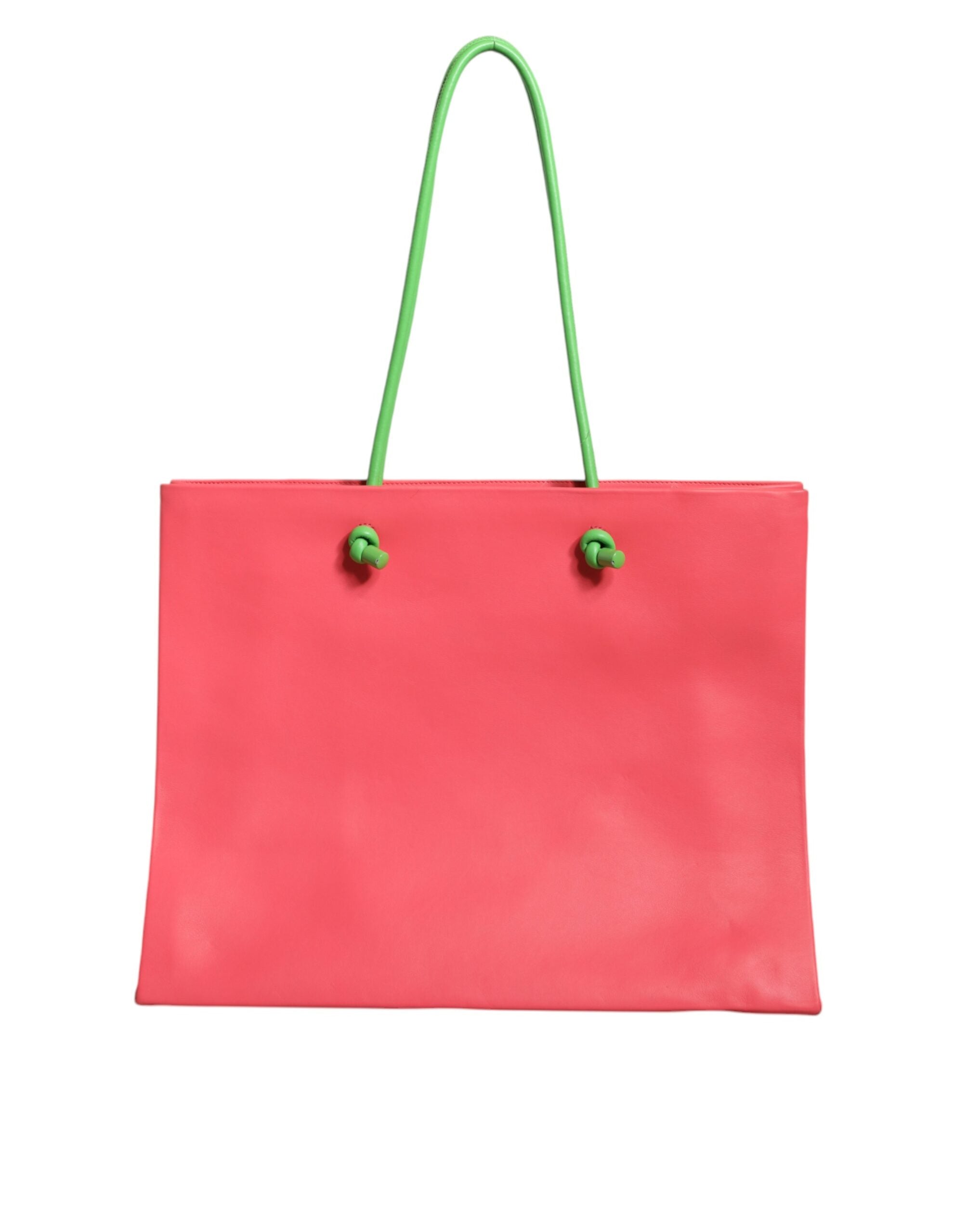 Alberta Ferretti Leather Weekend Wednesday Shopping Tote Pink Bag