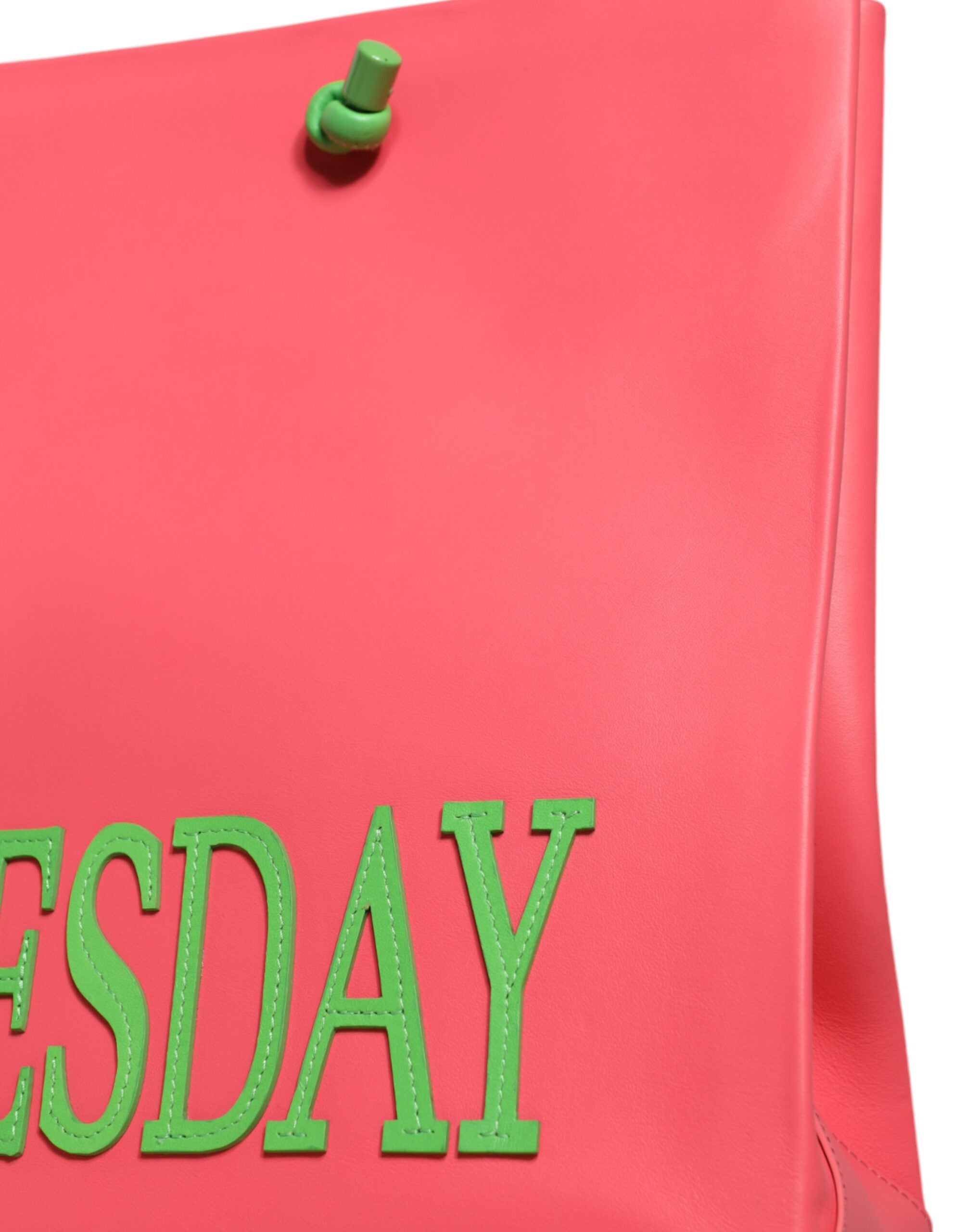 Alberta Ferretti Leather Weekend Wednesday Shopping Tote Pink Bag