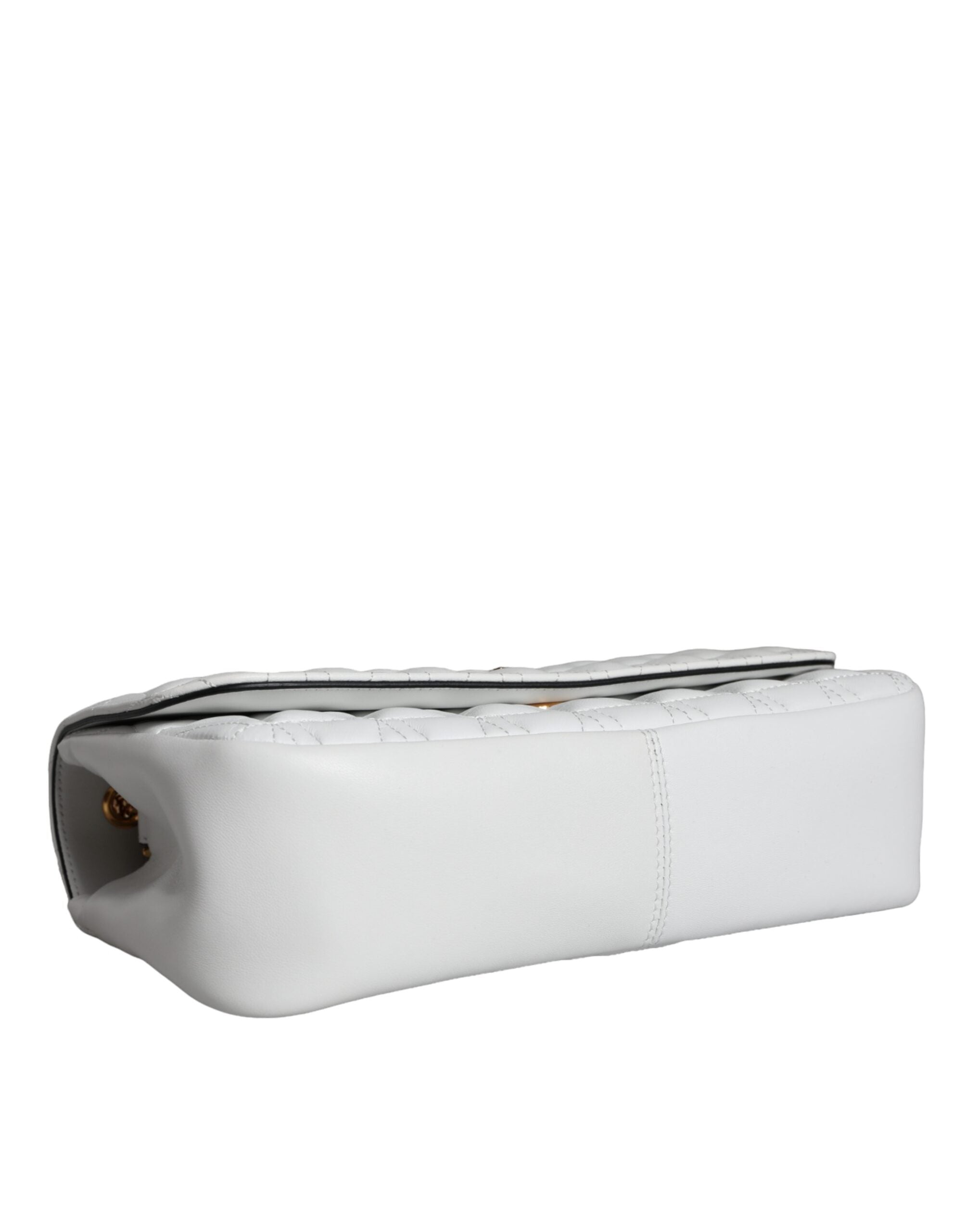 Versace Mini Nappa Leather Crossbody Shoulder White Bag
