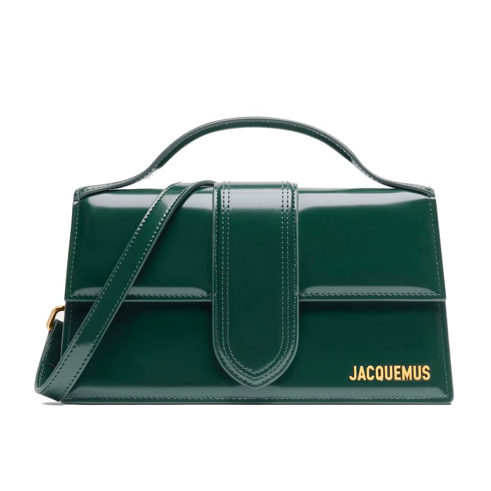Jacquemus Leather Crossbody Green Bag