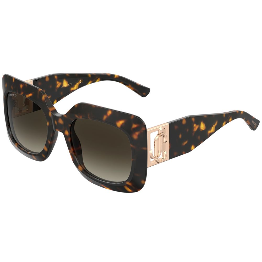 Jimmy Choo Resin Brown Sunglasses