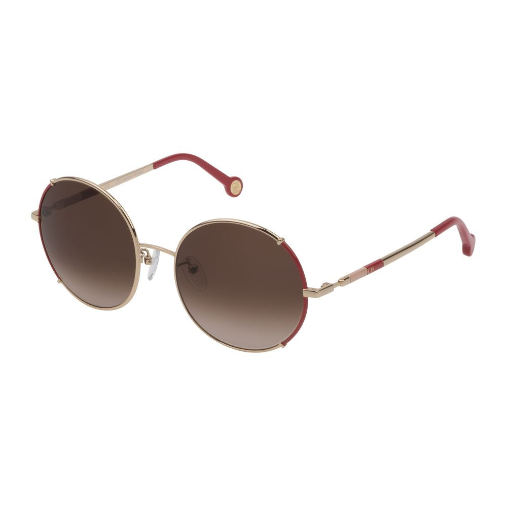 Carolina Herrera Rose Metal Gold Sunglasses