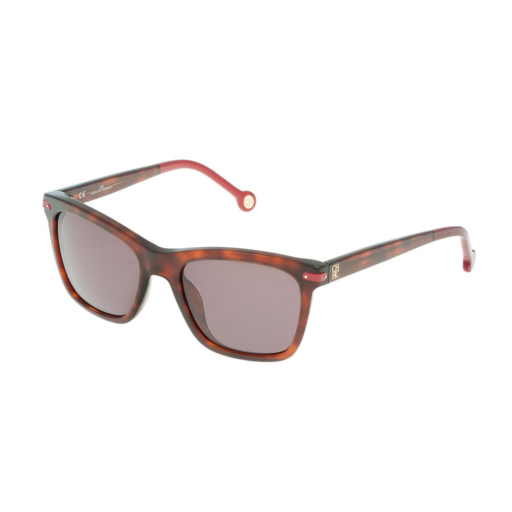 Carolina Herrera Acetate Brown Sunglasses