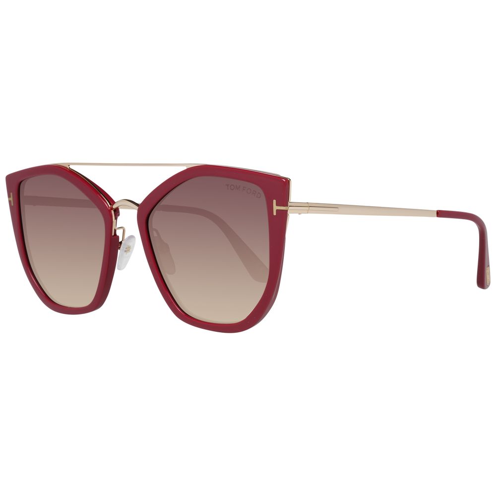 Tom Ford Women Burgundy Sunglasses