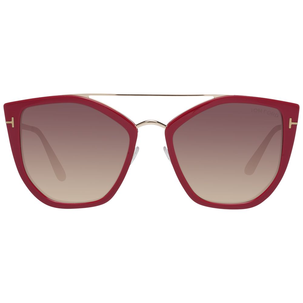 Tom Ford Women Burgundy Sunglasses