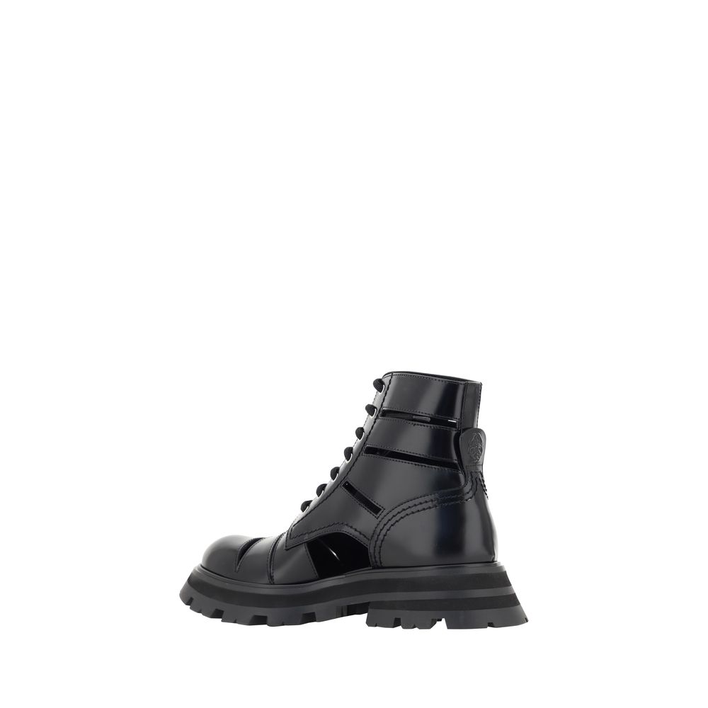 Alexander Mcqueen Wander Combat Boots