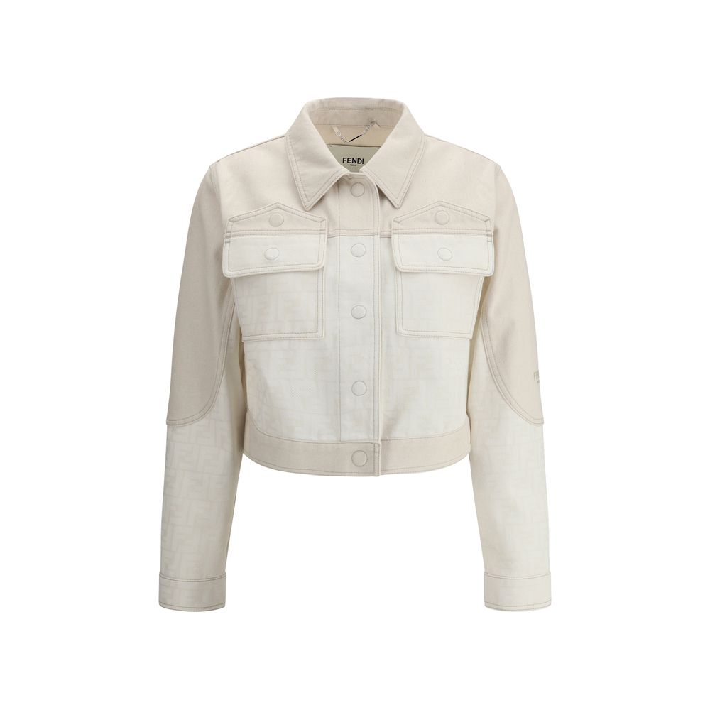 Fendi Denim Ff Print Gacket