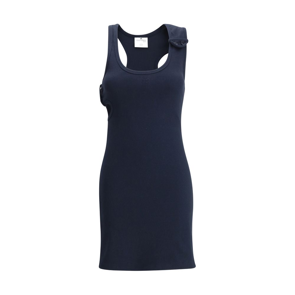 Courrėges 90S Rib Midi Dress