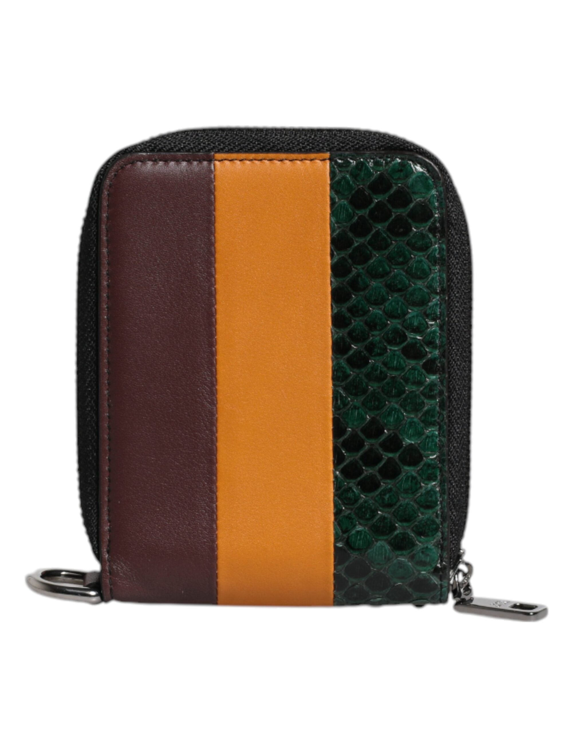 Dolce & Gabbana Exotic Leather Dg Bifold Card Holder Multicolor Wallet