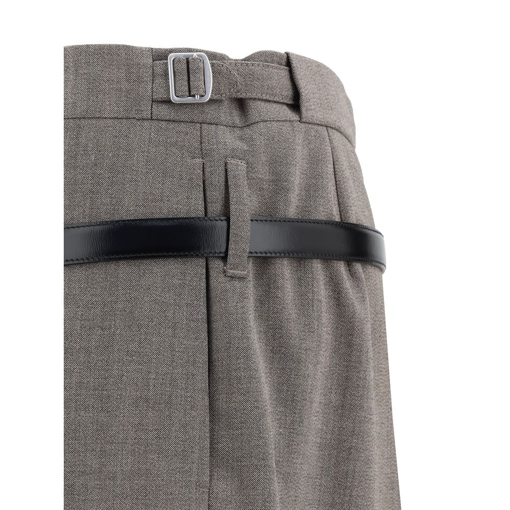 Prada Melange Palazzo Pant