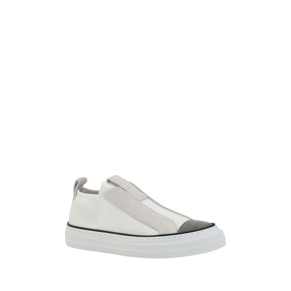 Brunello Cucinelli Sneakers With Iconic Embellishments
