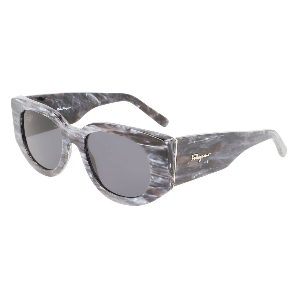 Ferragamo Acetate Gray Sunglasses