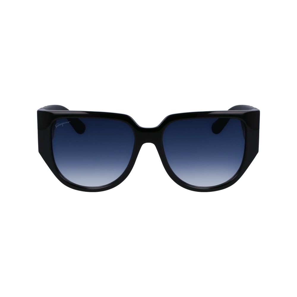 Ferragamo Bio Injected Black Sunglasses