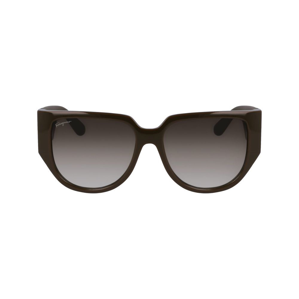 Ferragamo Bio Injected Green Sunglasses