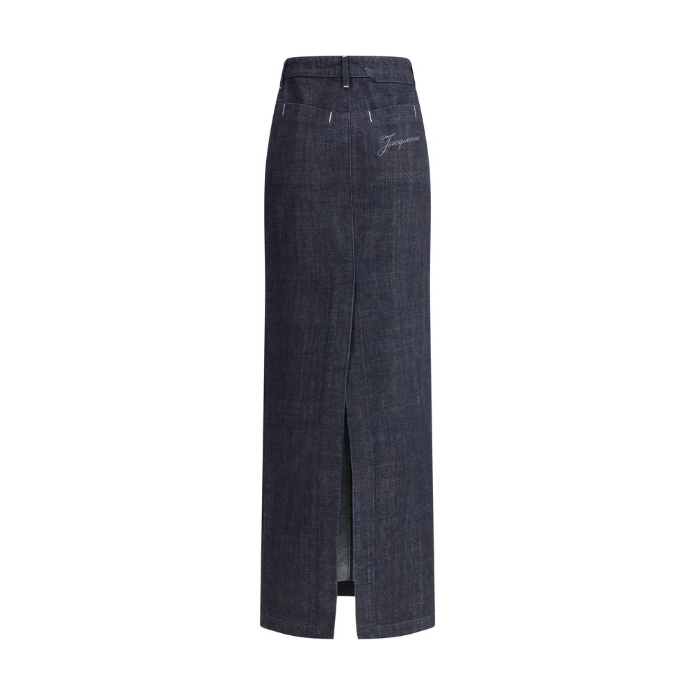 Jacquemus Denim Pencil Skirt La Jupe De Nîmes