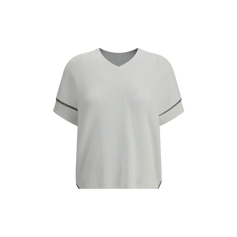 Brunello Cucinelli Short Sleeve Sweater