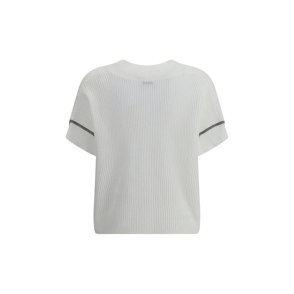 Brunello Cucinelli Short Sleeve Sweater