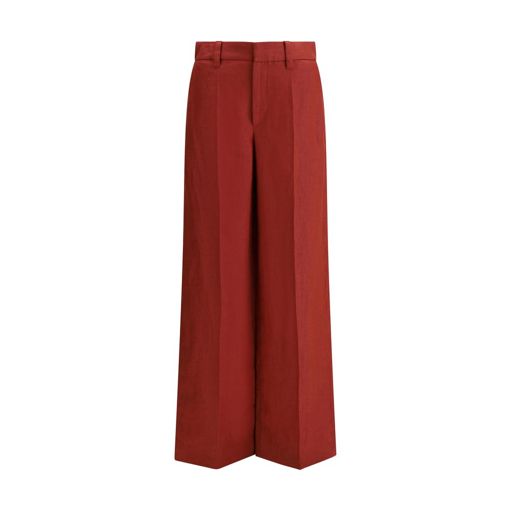 Brunello Cucinelli Linen Palazzo Pant