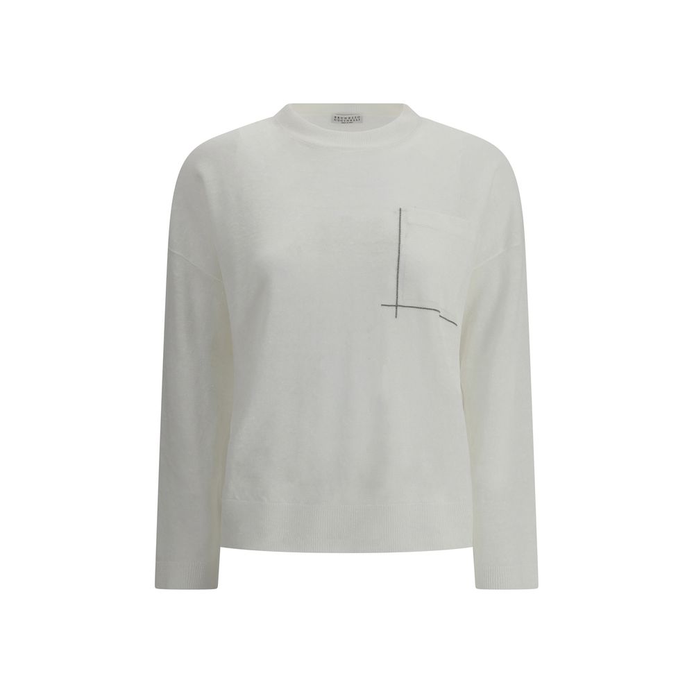 Brunello Cucinelli Sweater With Iconic Embellishments