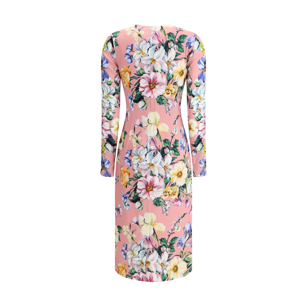 Dolce & Gabbana Floral Midi Dress