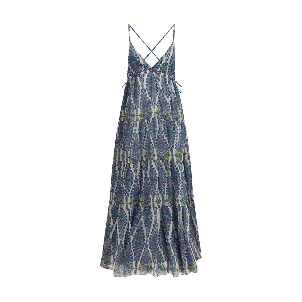Etro Ethnic Print Long Dress