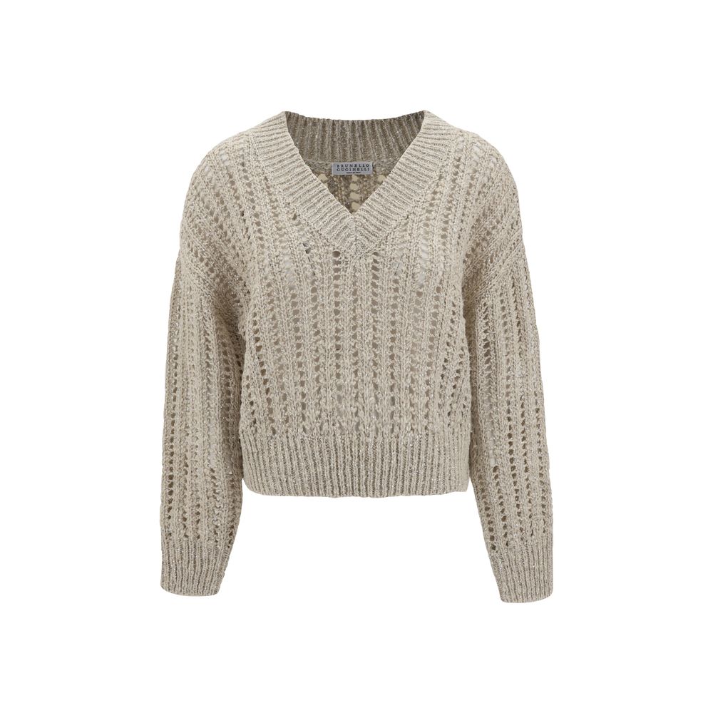 Brunello Cucinelli Mesh Knit Sweater