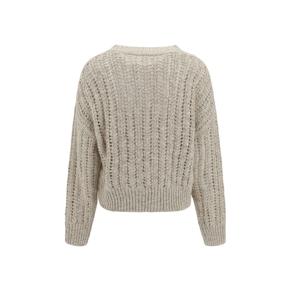 Brunello Cucinelli Mesh Knit Sweater