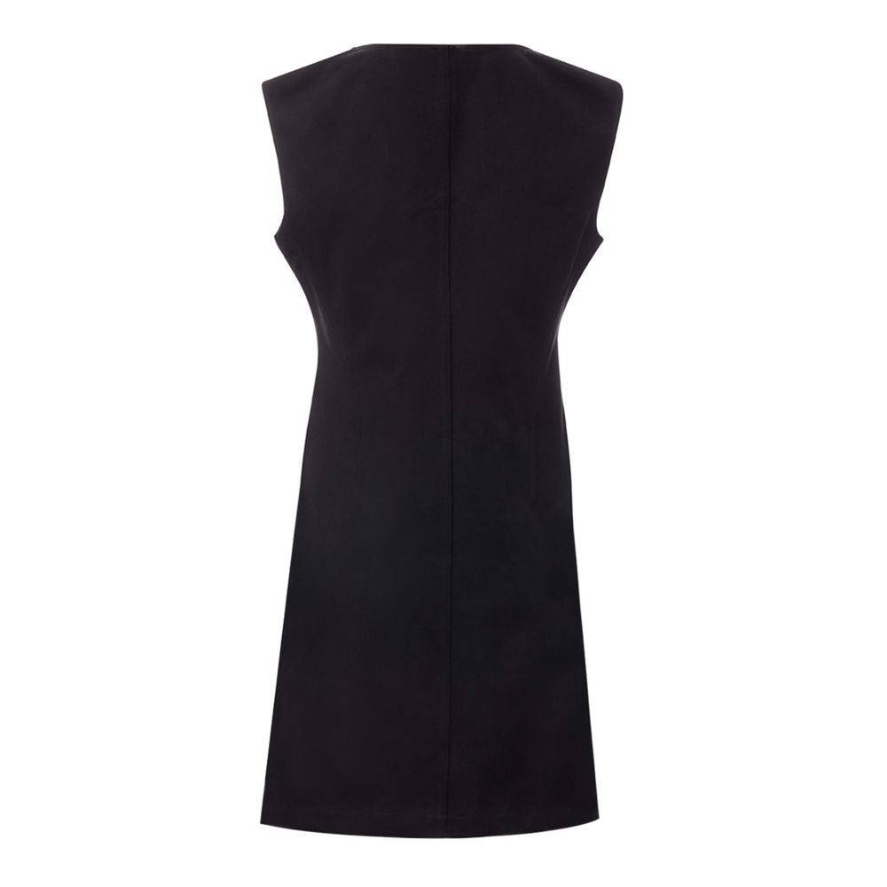 Bottega Veneta Elegant Viscose Black Dress Essentials