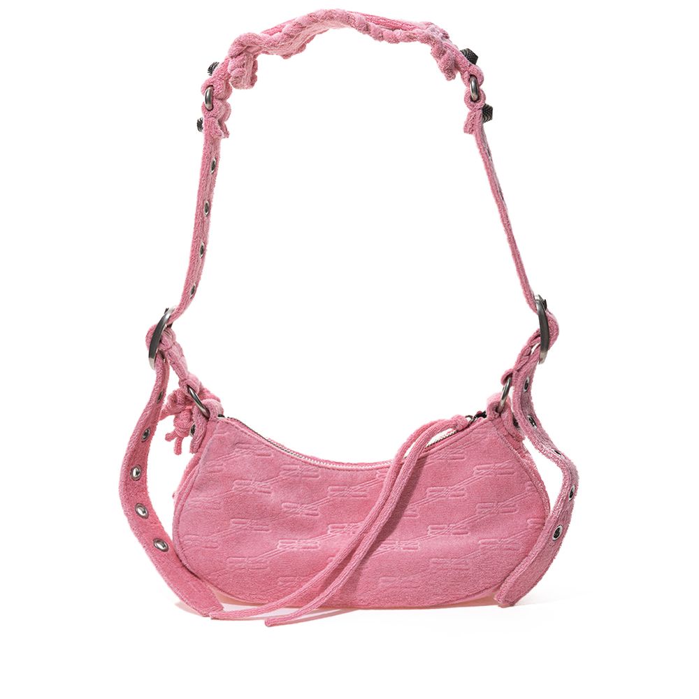 Balenciaga Elegant Cotton Candy Tote For Sophisticated Pink Style