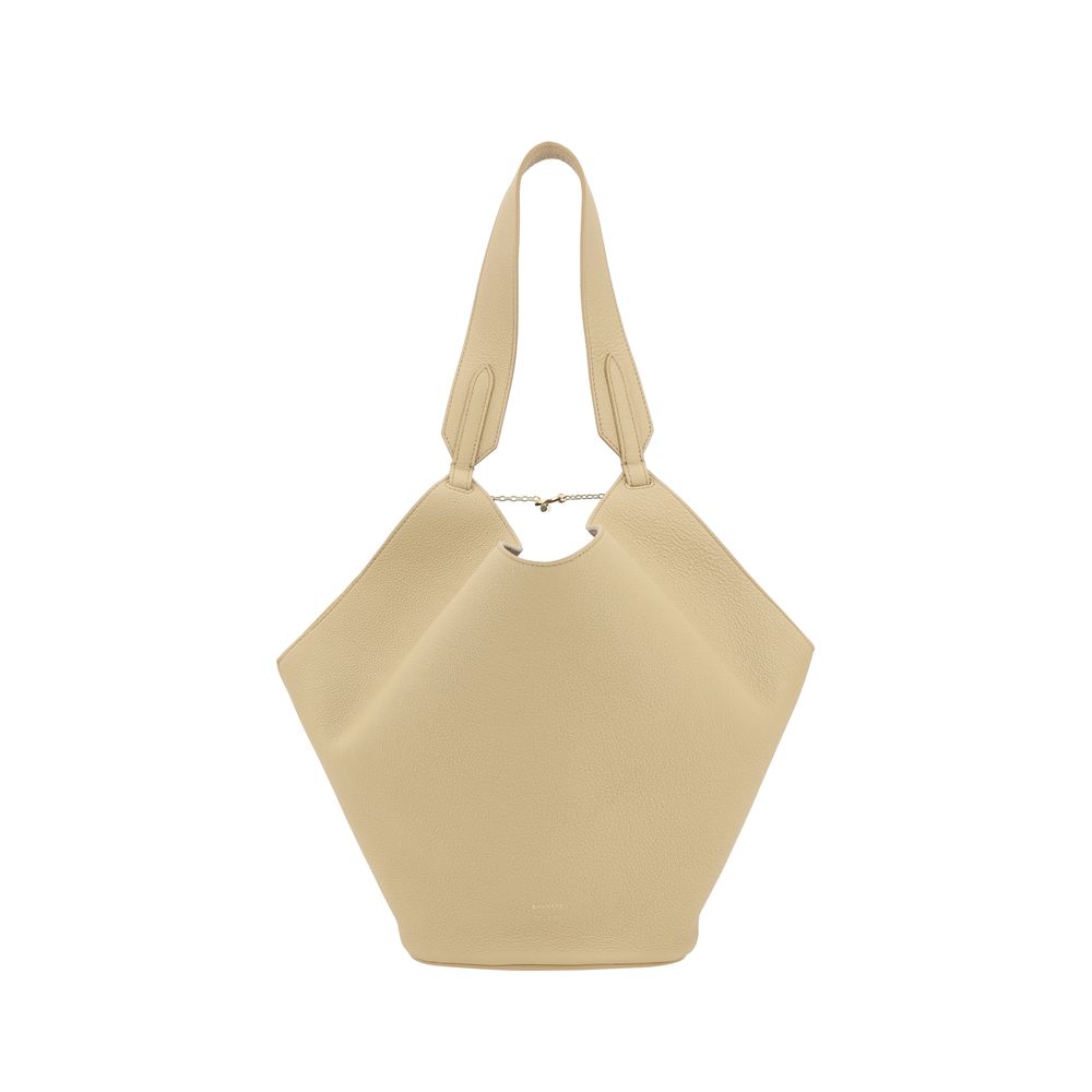Khaite Leather Lotus Small Shoulder Bag