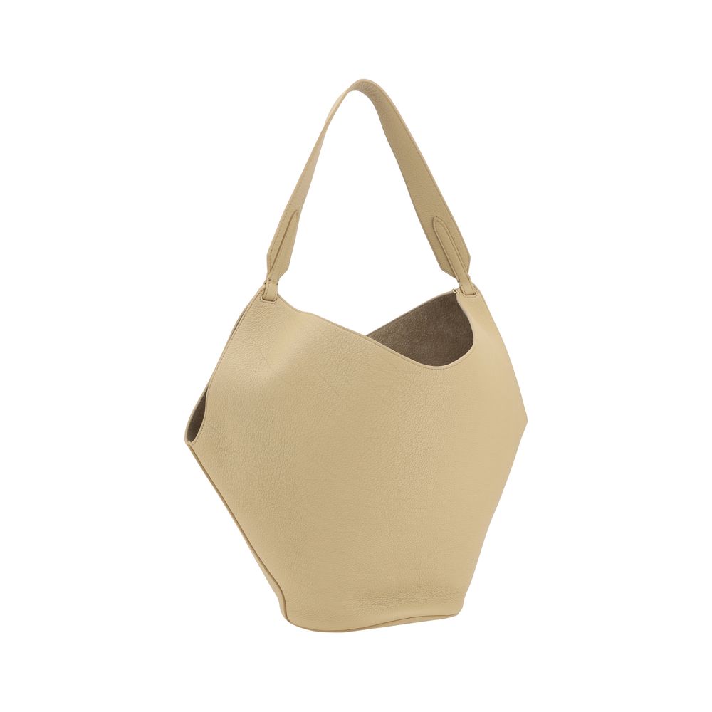 Khaite Leather Lotus Small Shoulder Bag