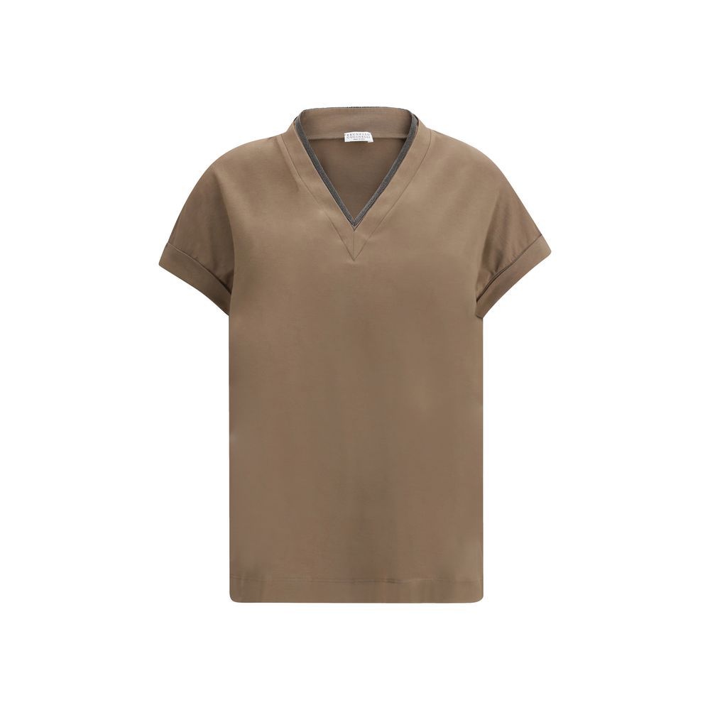Brunello Cucinelli T-Shirt With Embellishments