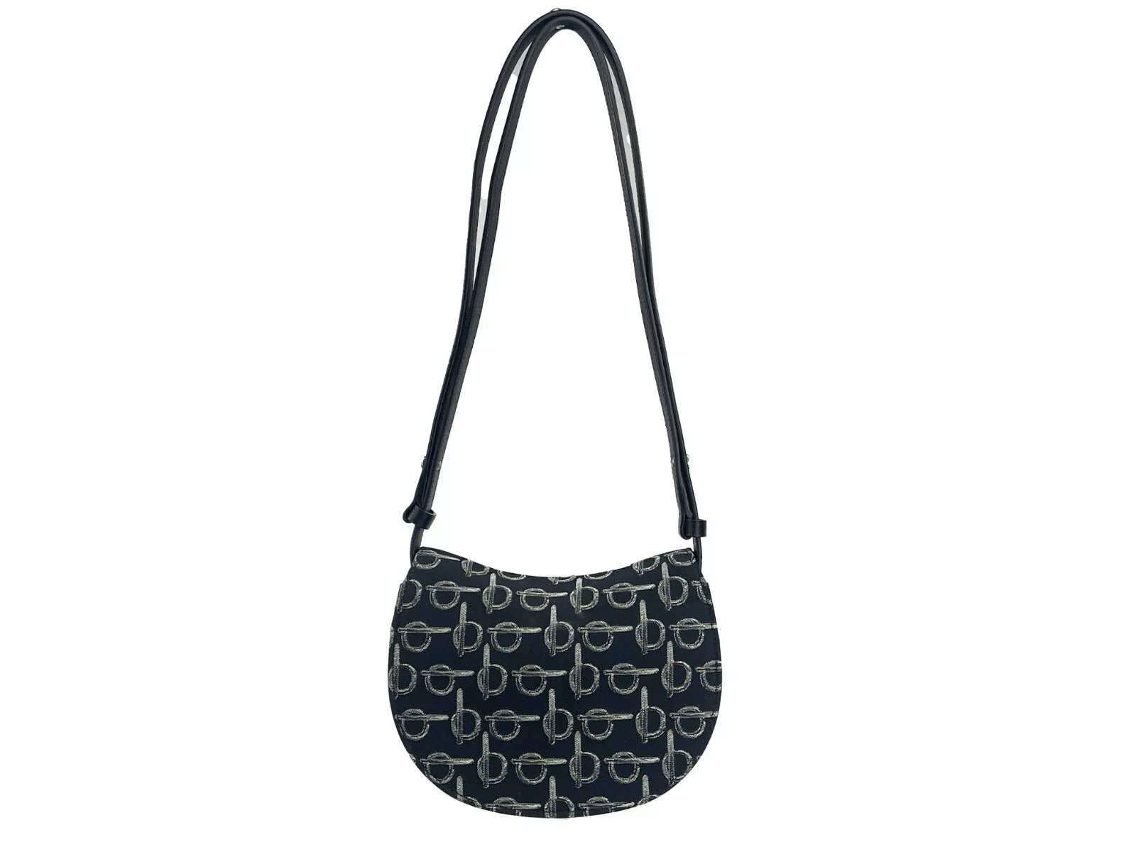 Burberry Mini Rocking Horse Crossbody Bag Black Purse