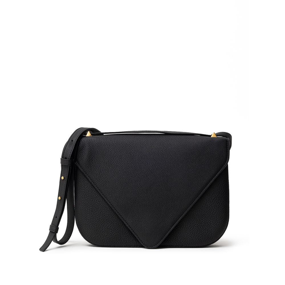 Bottega Veneta Leather Shoulder Black Bag