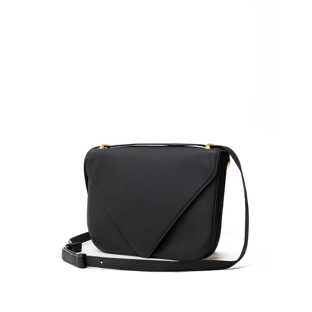 Bottega Veneta Leather Shoulder Black Bag