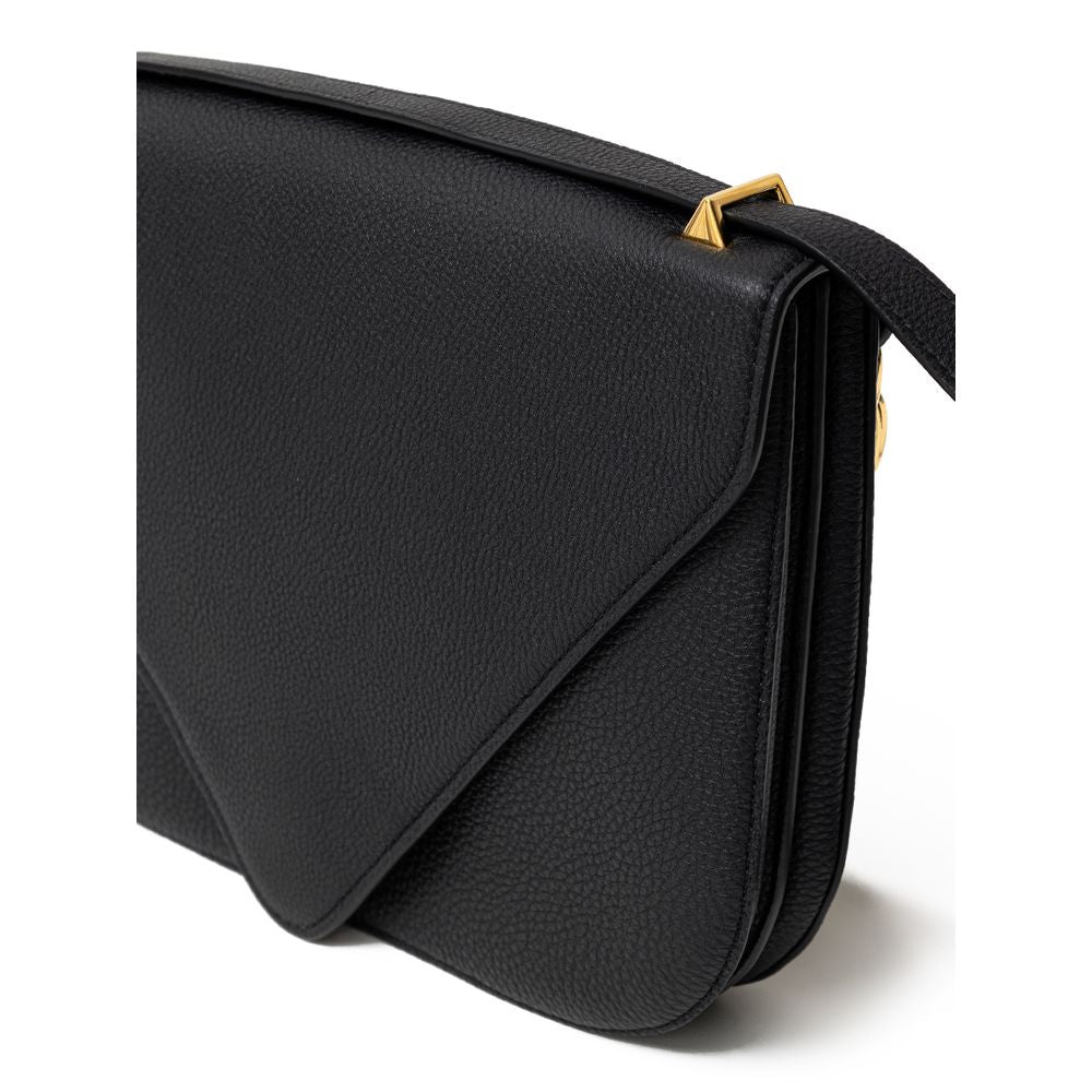 Bottega Veneta Leather Shoulder Black Bag