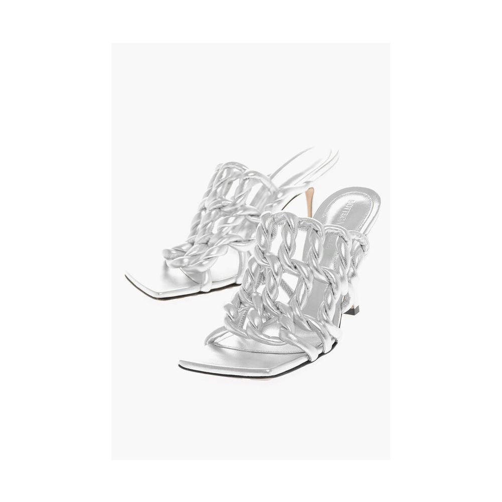 Bottega Veneta Leather Silver Sandal