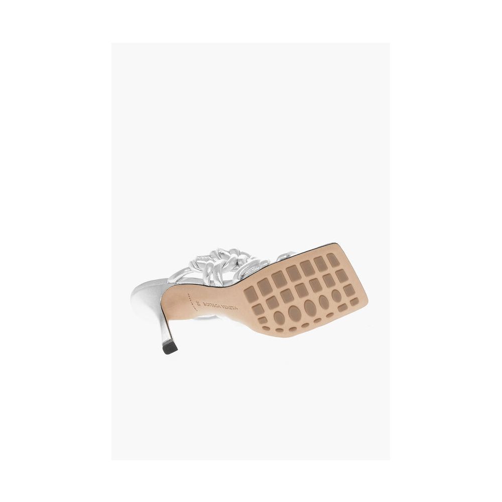 Bottega Veneta Leather Silver Sandal